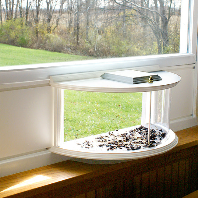 InViewBird™ Clear Window Bird Feeder
