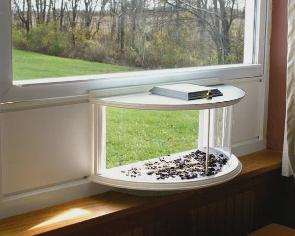 InViewBird™ Clear Window Bird Feeder